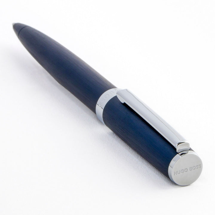 Hugo Boss Penna a sfera Gear Brushed Navy HSK4414N