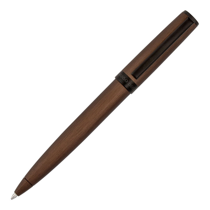 Hugo Boss Penna a sfera Gear Brushed Khaki HSK4414T