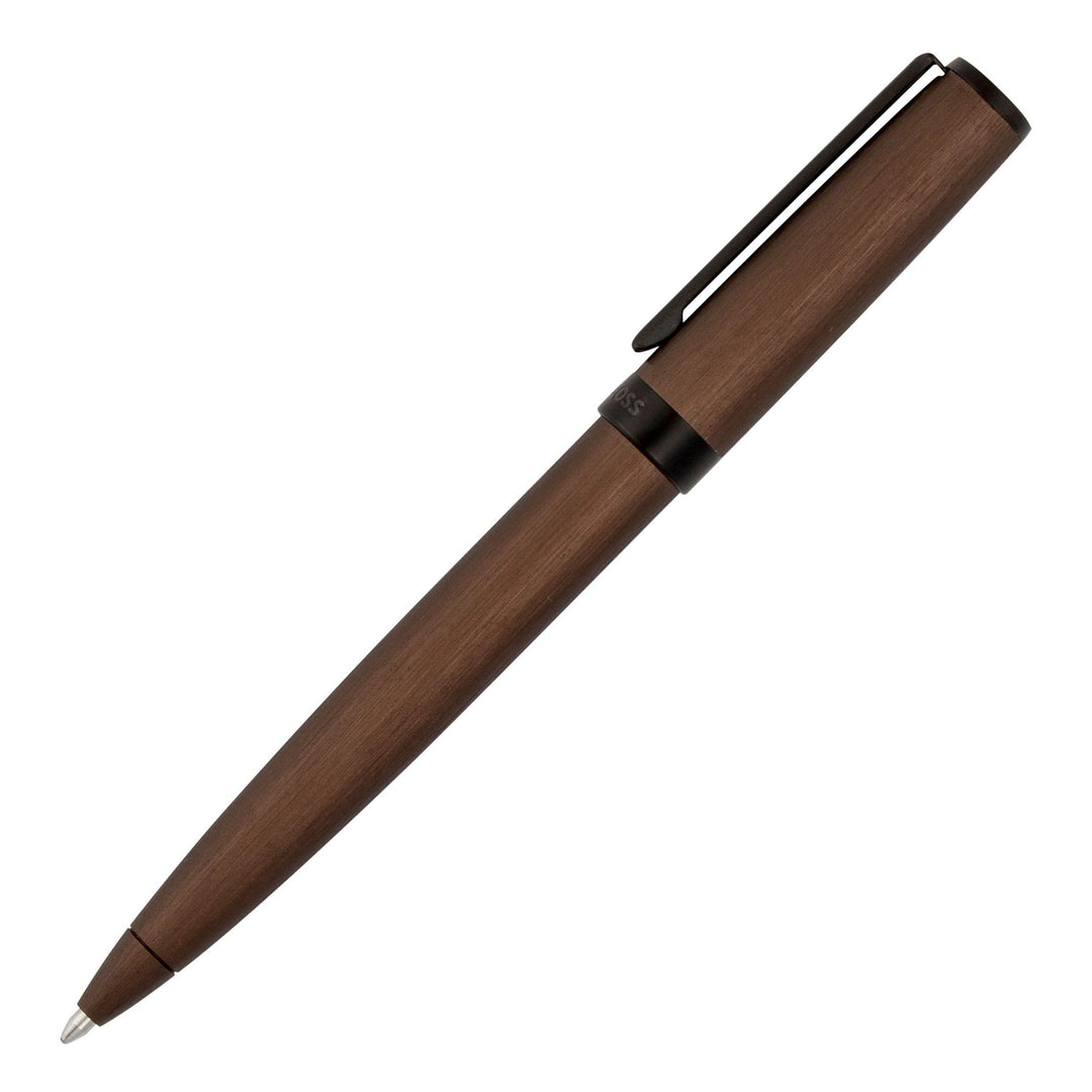 Hugo Boss Penna a sfera Gear Brushed Khaki HSK4414T