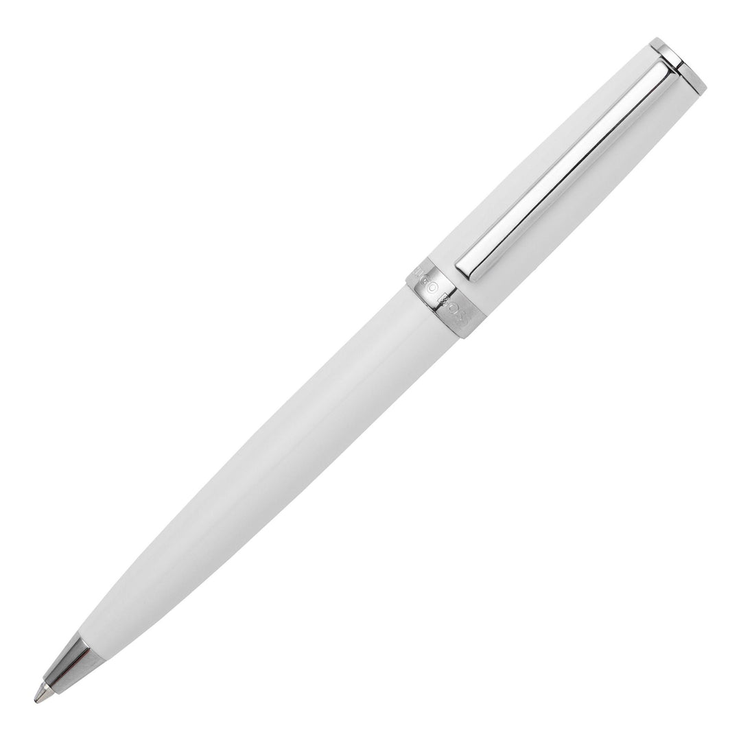 Hugo Boss Penna a sfera Gear Icon Bianco HSN2544G