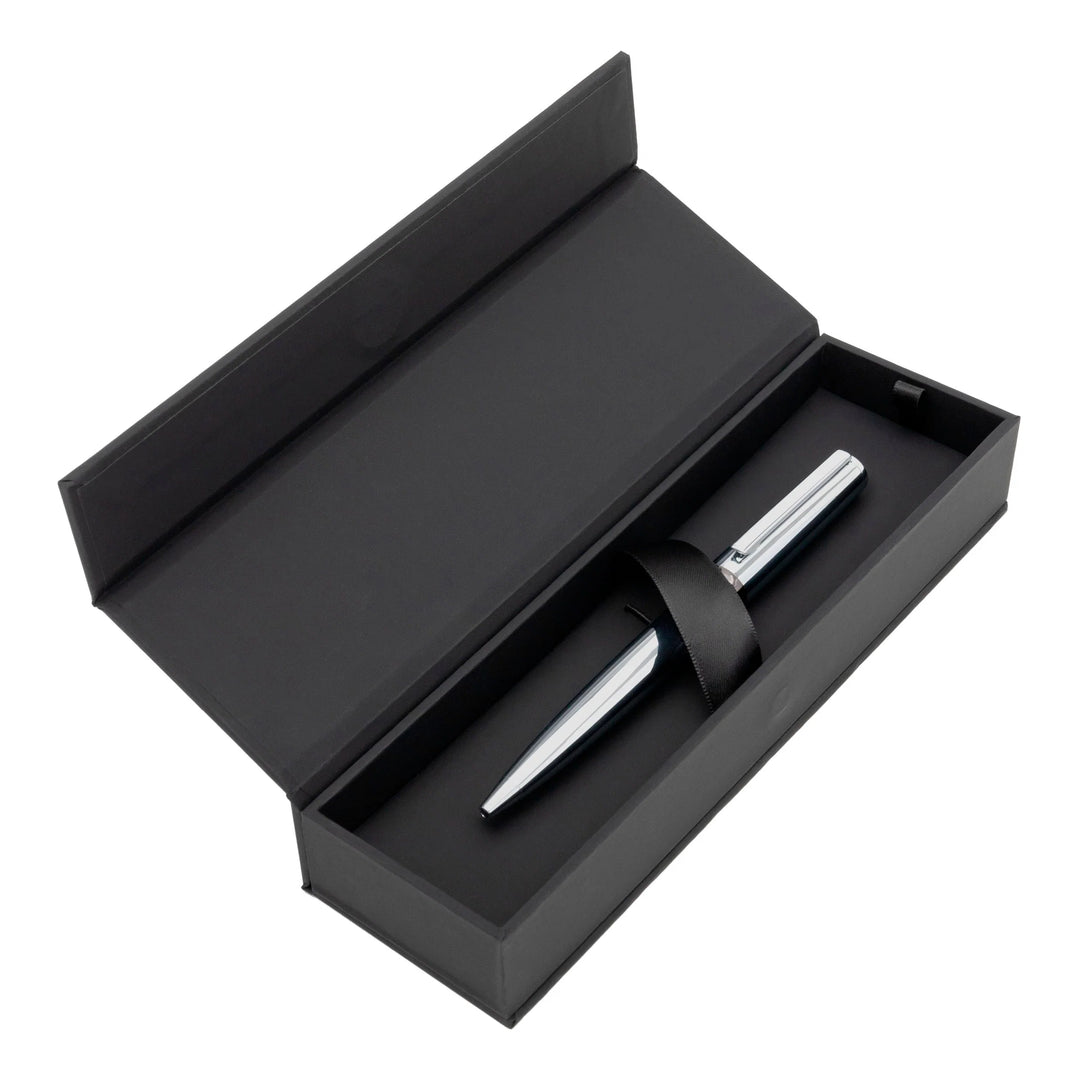 Hugo Boss Ballpoint Pen Gear Metal Chrome HSN9674B