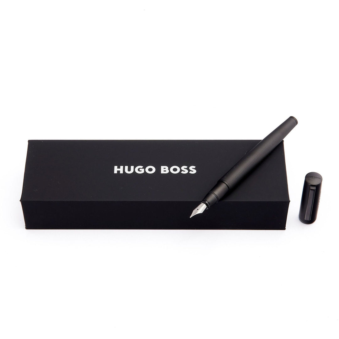 Hugo Boss Penna stilografica Arche Iconic Nero HSQ4742A