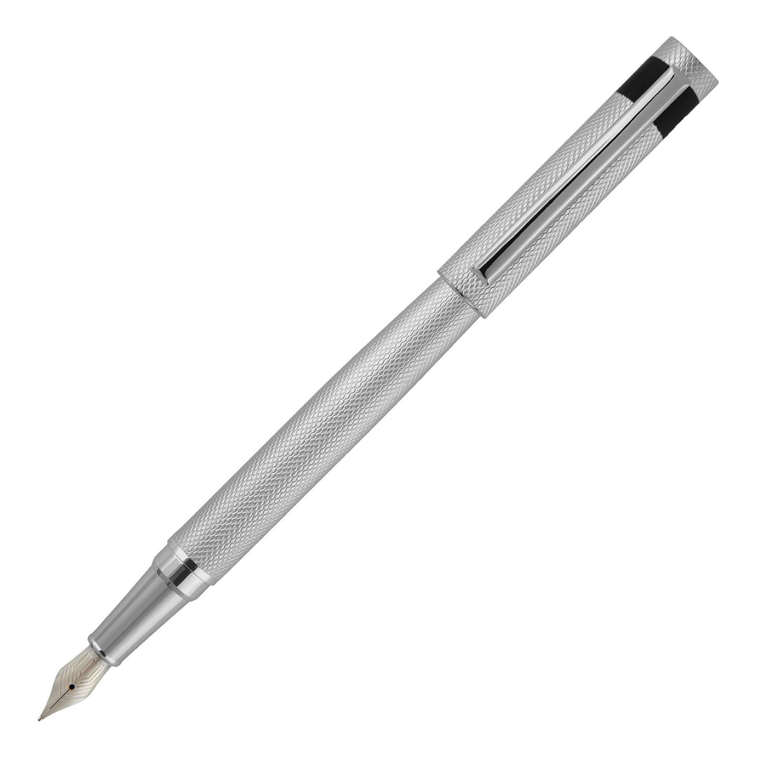 Hugo Boss Penna stilografica Loop Diamond Chrome HSW3672B