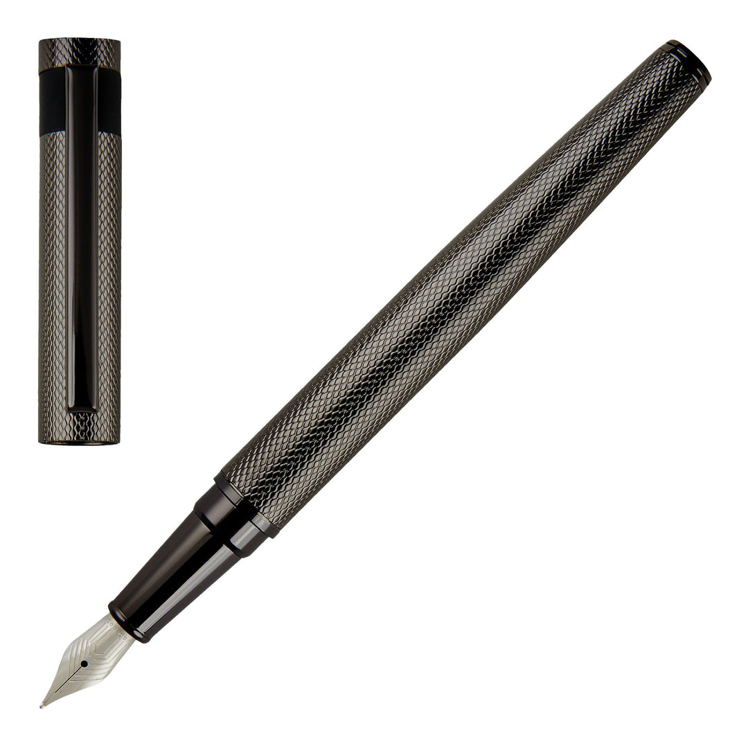 Hugo Boss Penna stilografica Loop Diamond Gun HSW3672D