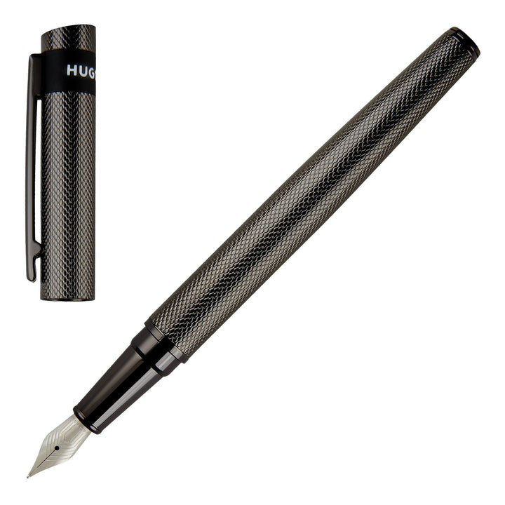 Hugo Boss Penna stilografica Loop Diamond Gun HSW3672D