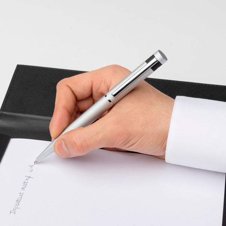 Hugo Boss Penna a sfera Loop Diamond Chrome HSW3674B