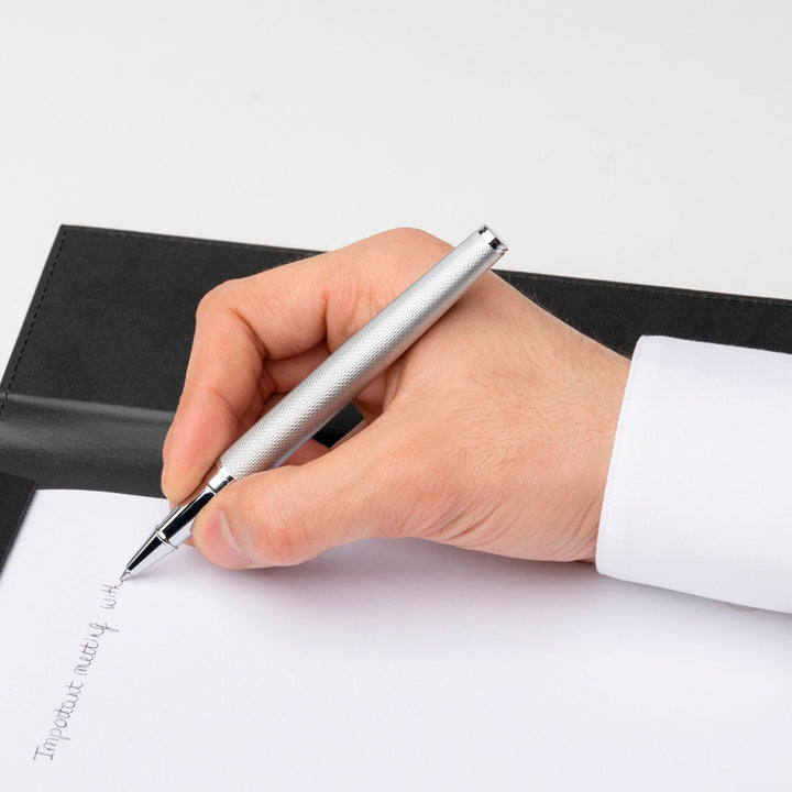 Hugo Boss Penna a sfera Loop Diamond Chrome HSW3675B