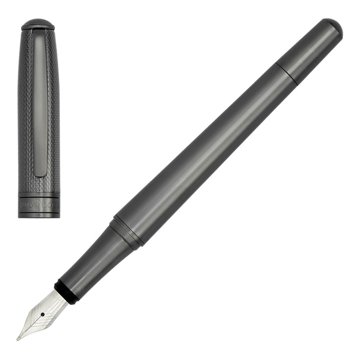 Hugo Boss Penna stilografica Essential Metal Gun HSY4872D