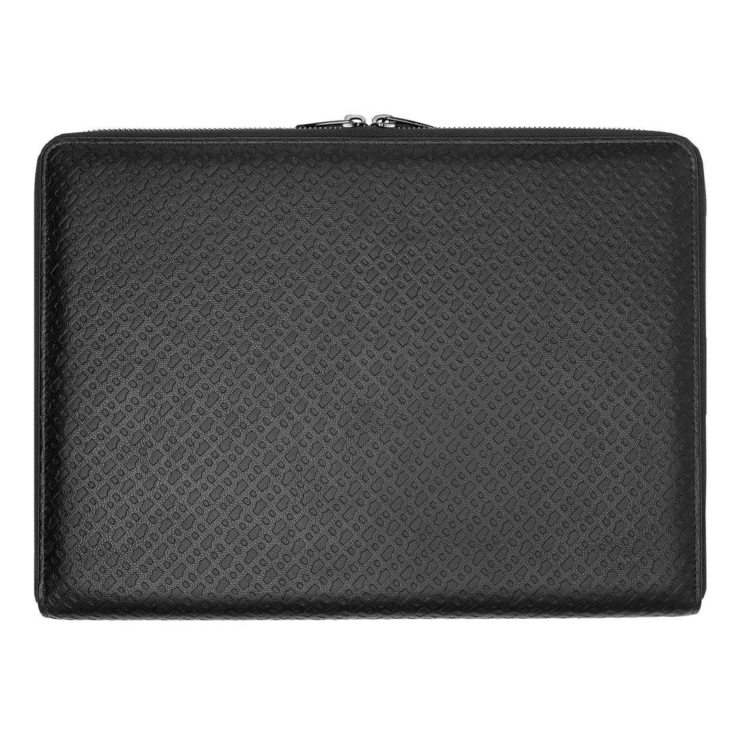 Hugo Boss Cartella per conferenze con cerniera A4 Monogram Zipped Nero HTA411A