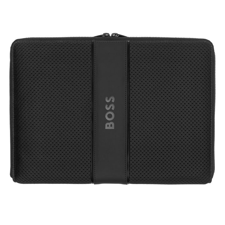 Hugo Boss Cartella per conferenze A4 Arche Nero HTF413A