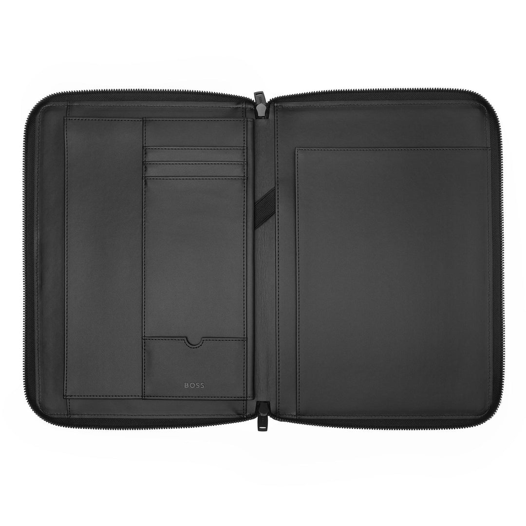 Hugo Boss Cartella per conferenze A4 Arche Nero HTF413A