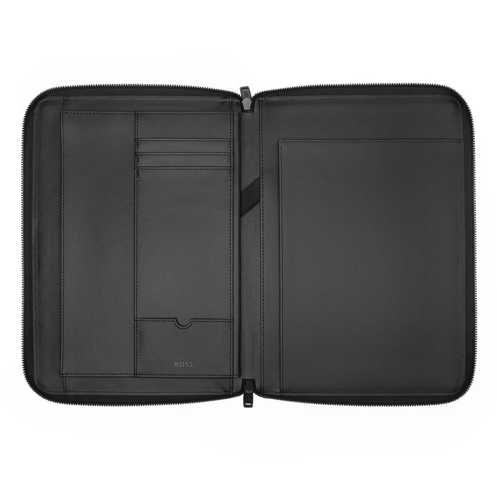 Hugo Boss Cartella per conferenze A4 Arche Nero HTF413A