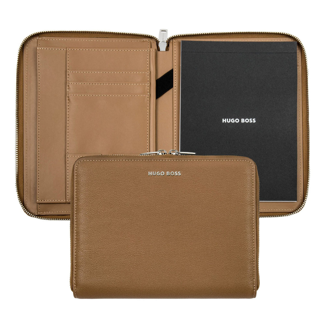 Hugo Boss Cartella per conferenze A5 Pure Iconic Camel HTM410X