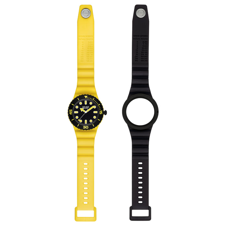 Hip Hop orologio Master Yellow/Black 41mm HWU1231