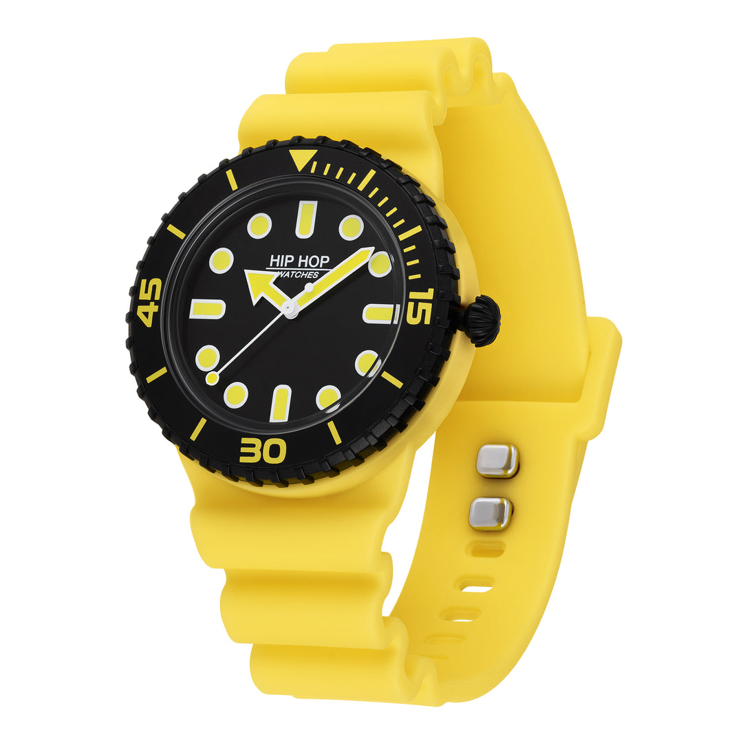 Hip Hop orologio Master Yellow/Black 41mm HWU1231