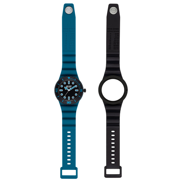 Hip Hop orologio Master Teal Blue/Black 41mm HWU1232