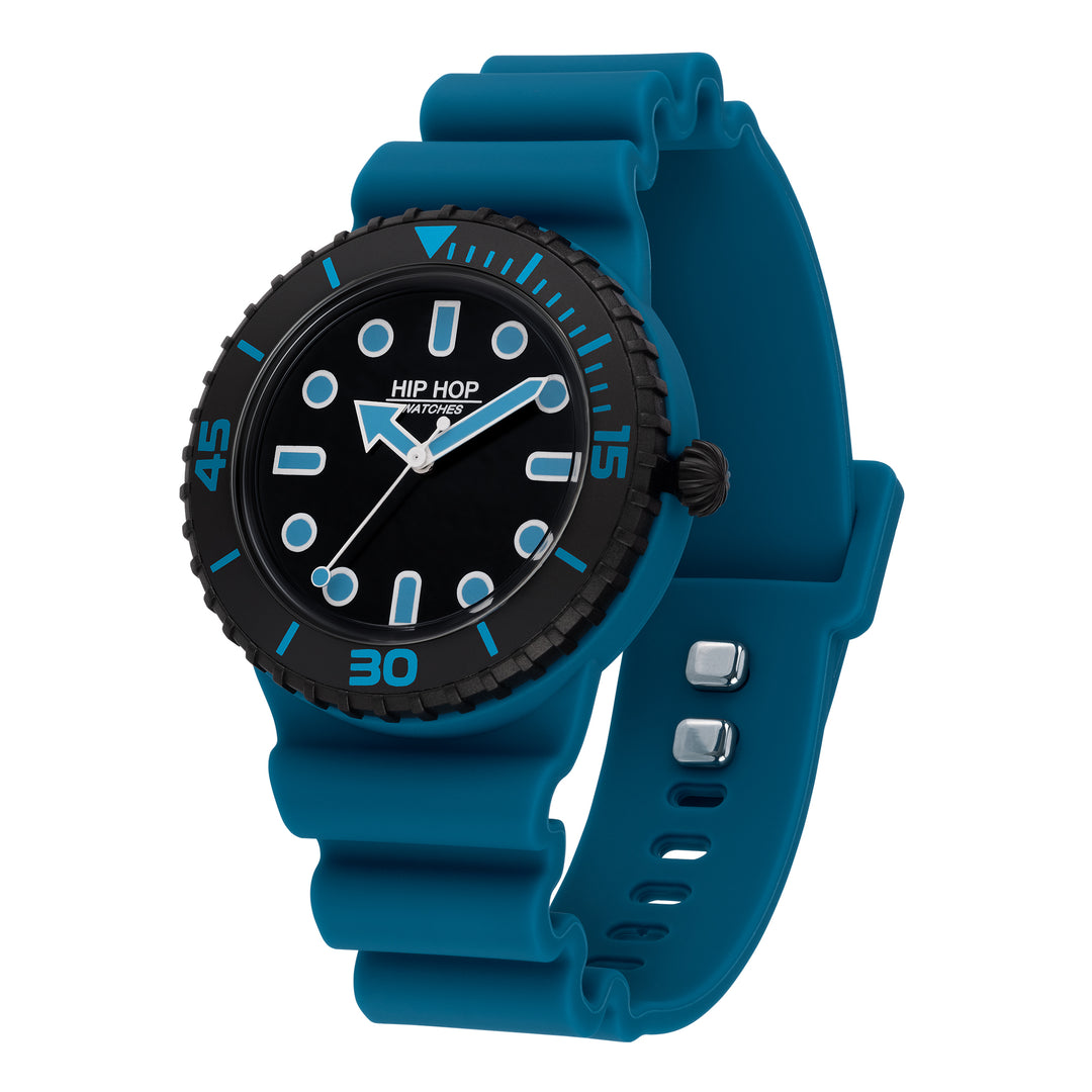 Hip Hop orologio Master Teal Blue/Black 41mm HWU1232