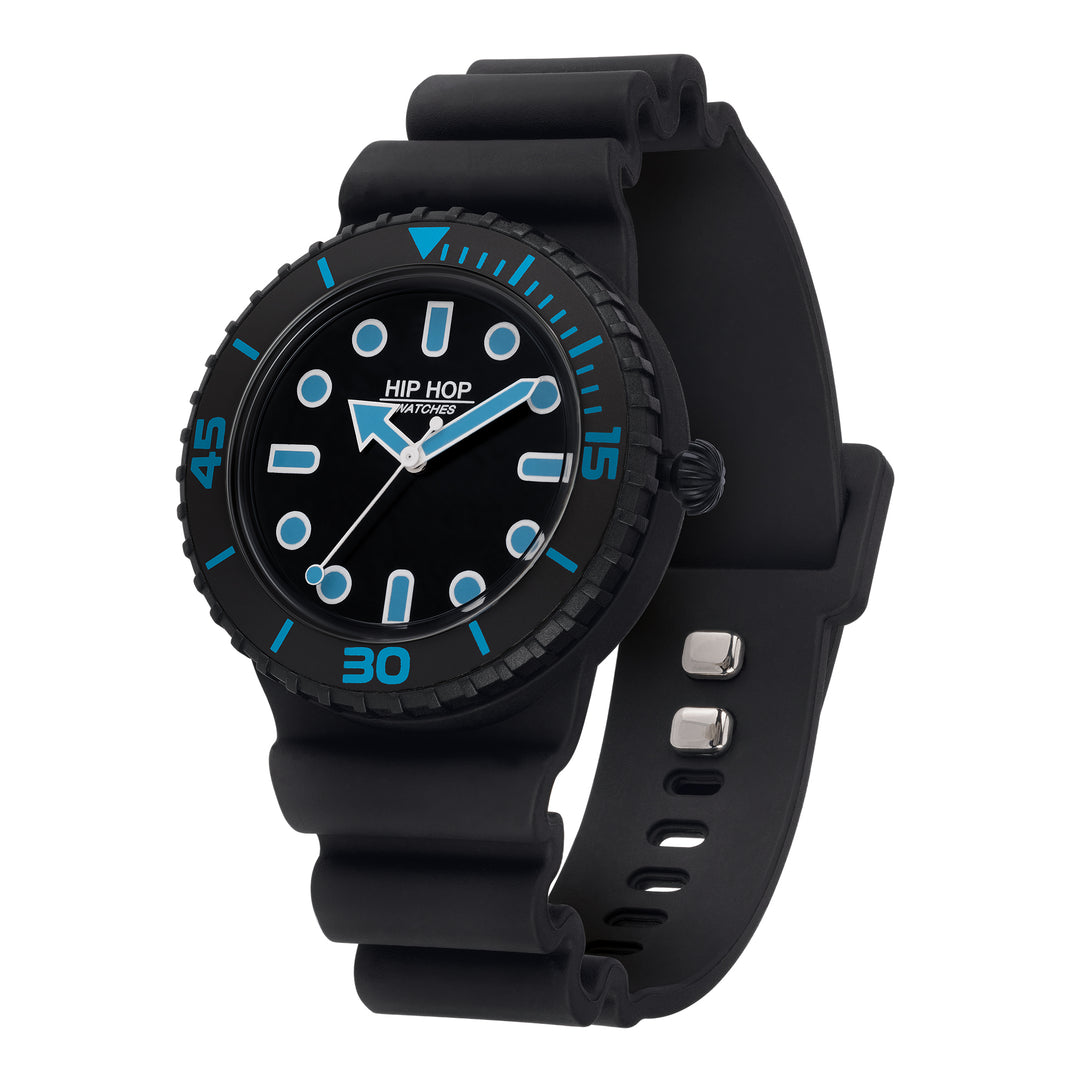 Hip Hop orologio Master Teal Blue/Black 41mm HWU1232