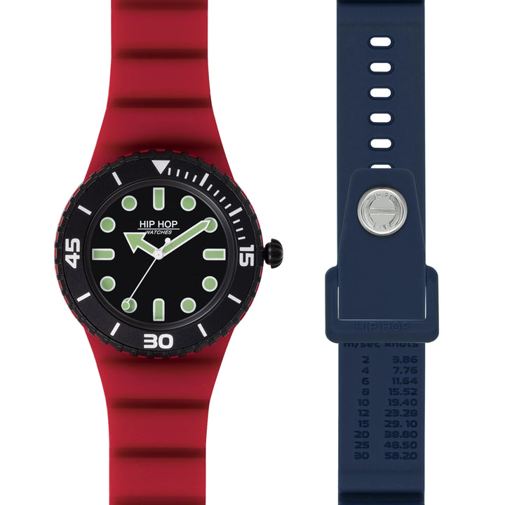 Hip Hop orologio Master Red/Blue 41mm HWU1235