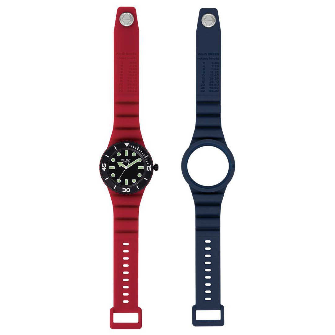 Hip Hop orologio Master Red/Blue 41mm HWU1235
