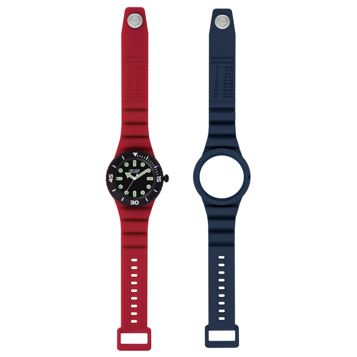 Hip Hop orologio Master Red/Blue 41mm HWU1235