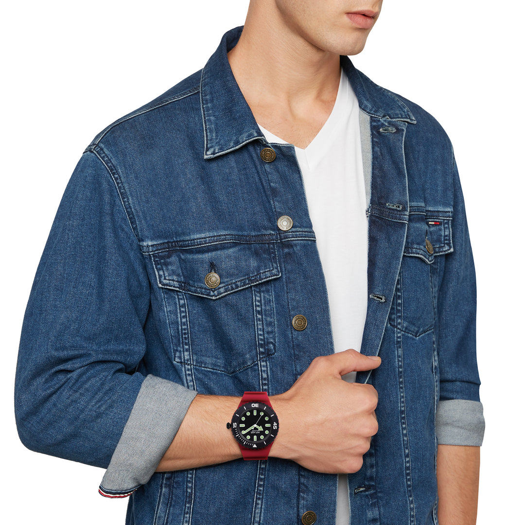 Hip Hop orologio Master Red/Blue 41mm HWU1235