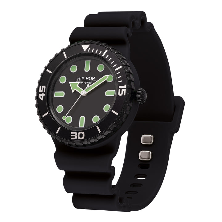 Hip Hop orologio Master Green/Black 41mm HWU1236