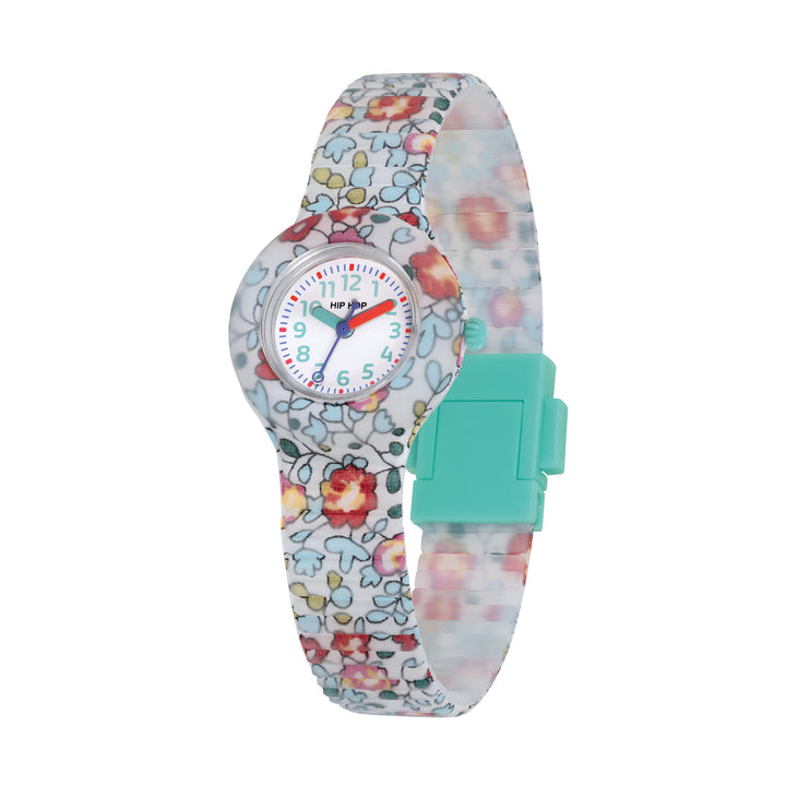 Hip Hop orologio Flower Power Green 28mm HWU1271