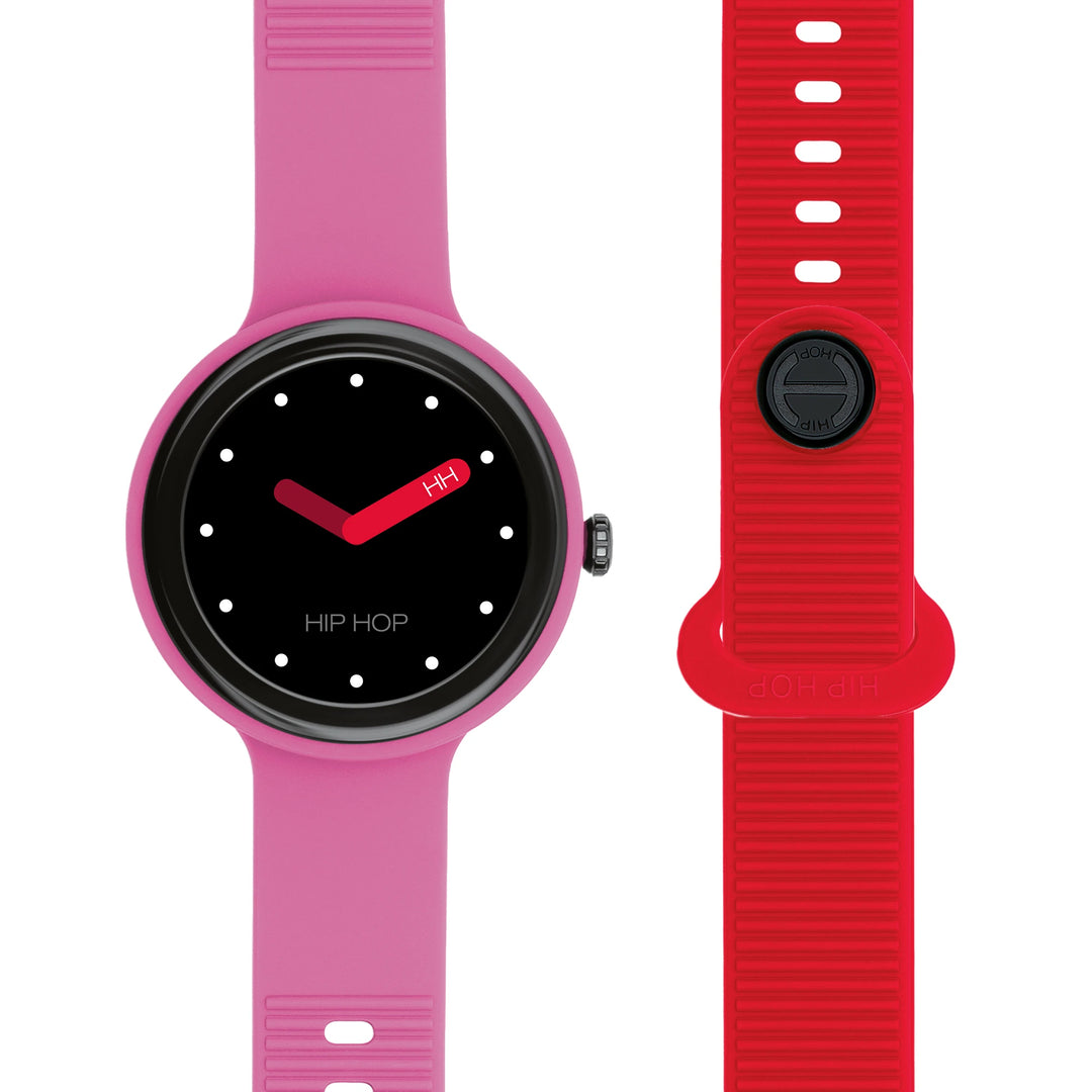 Hip Hop smartwatch Hero.Next Pink Bubble/Red 41mm HWU1312