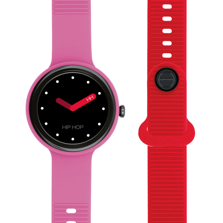 Hip Hop smartwatch Hero.Next Pink Bubble/Red 41mm HWU1312