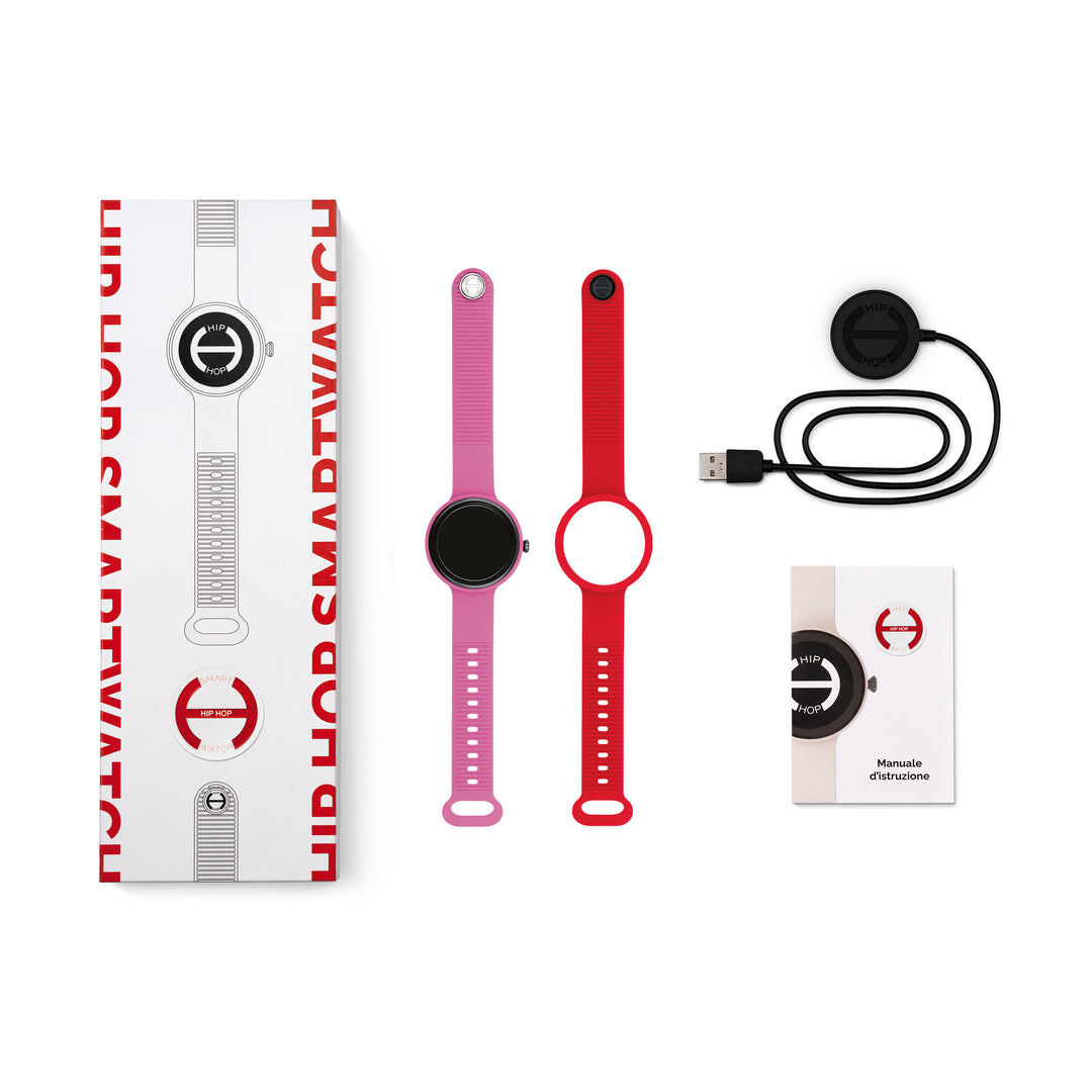 Hip Hop smartwatch Hero.Next Pink Bubble/Red 41mm HWU1312