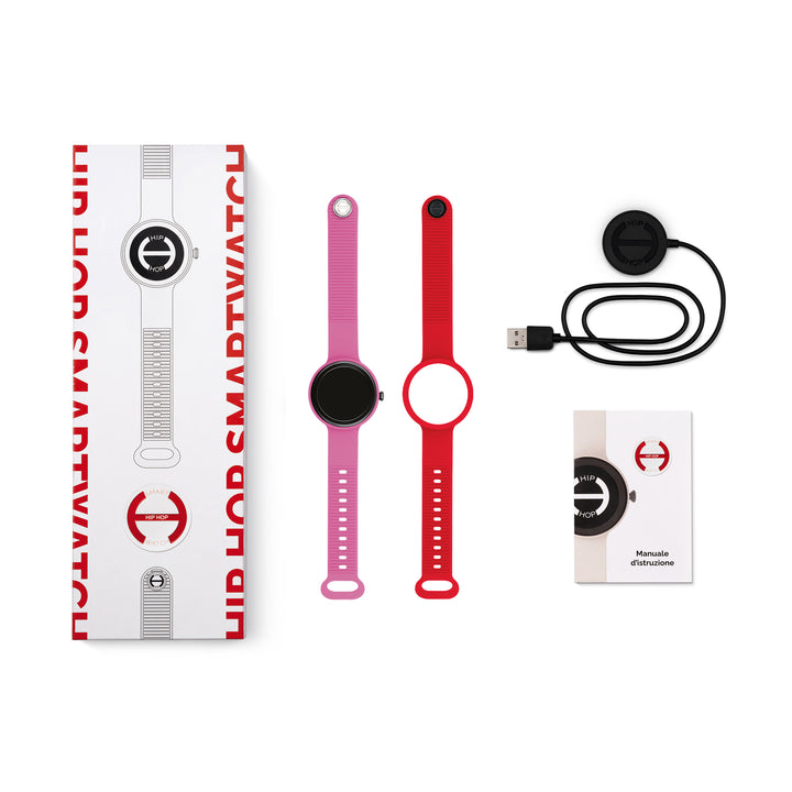 Hip Hop smartwatch Hero.Next Pink Bubble/Red 41mm HWU1312