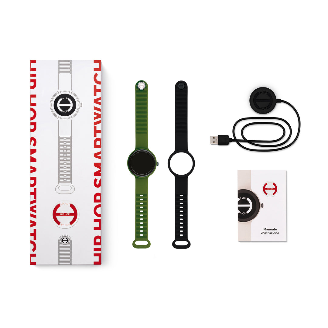 Hip Hop smartwatch Verde/Nero Hero.Next 41mm HWU1315