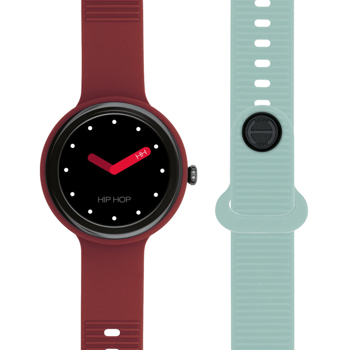Hip Hop Smartwatch Bordeaux/Hellblau Hero.Next 41mm HWU1316