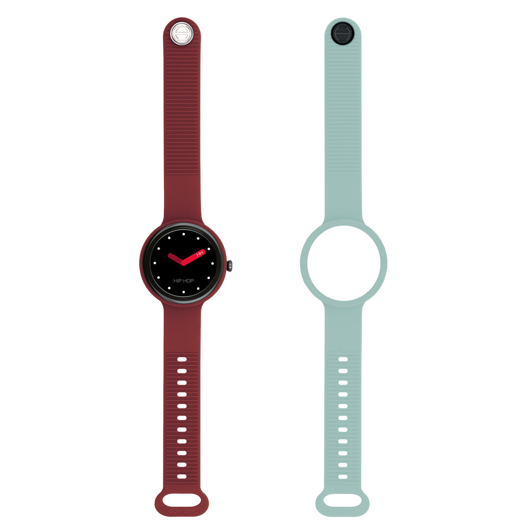 Hip Hop Smartwatch Bordeaux/Hellblau Hero.Next 41mm HWU1316