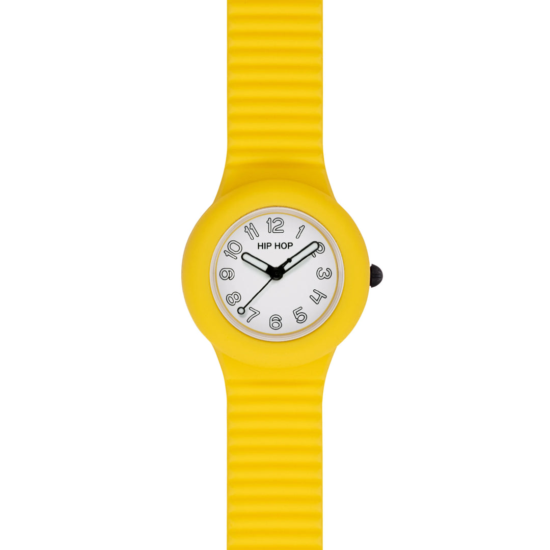 Hip Hop orologio Numbers Collection Giallo 34mm HWU1329