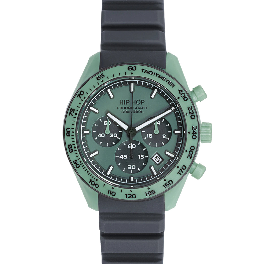 Hip Hop orologio Verde Salvia XT10 collection 42mm HWU1347