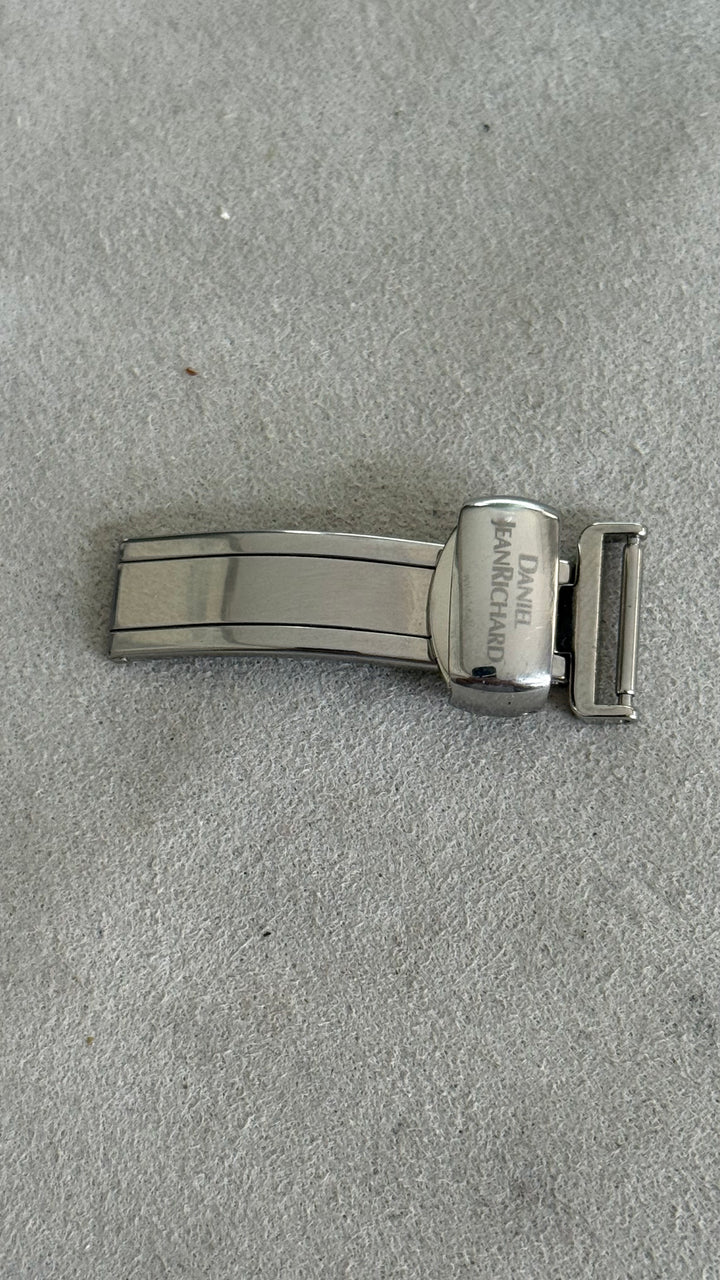 Fibbia deployante per orologio Daniel JeanRichard acciaio 12mm