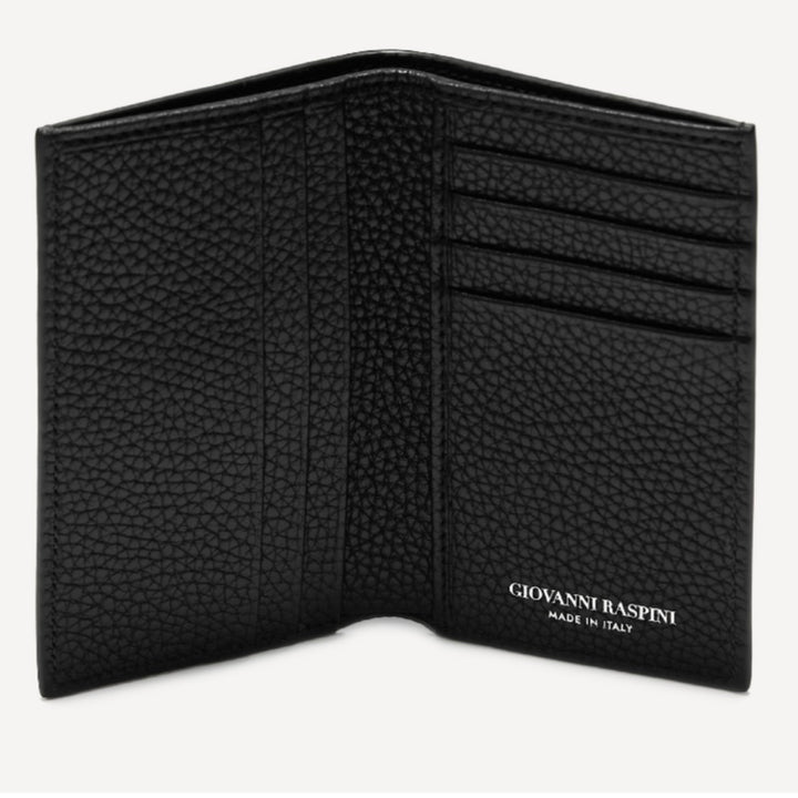Giovanni Raspini portafoglio verticale pelle goffrata argento 925 L0014