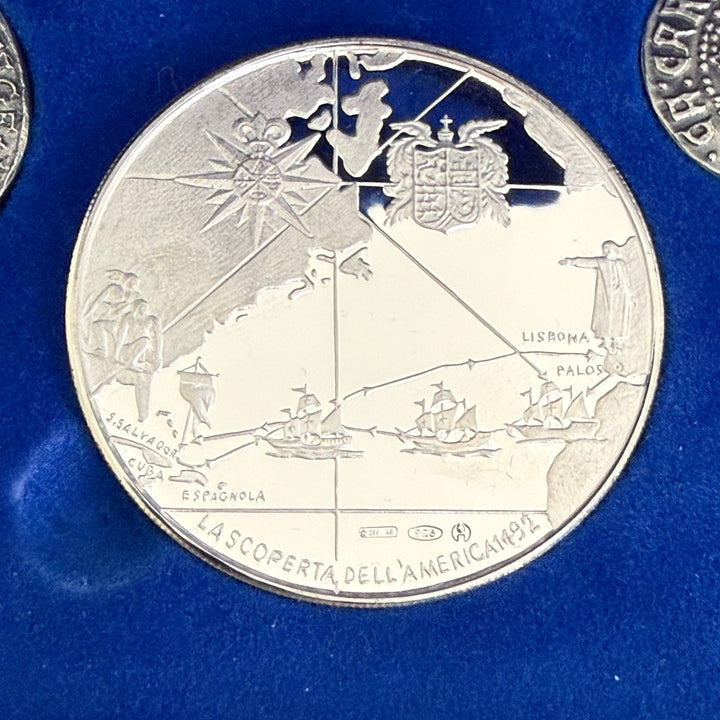 Set monete argento V centenario scoperta dell&