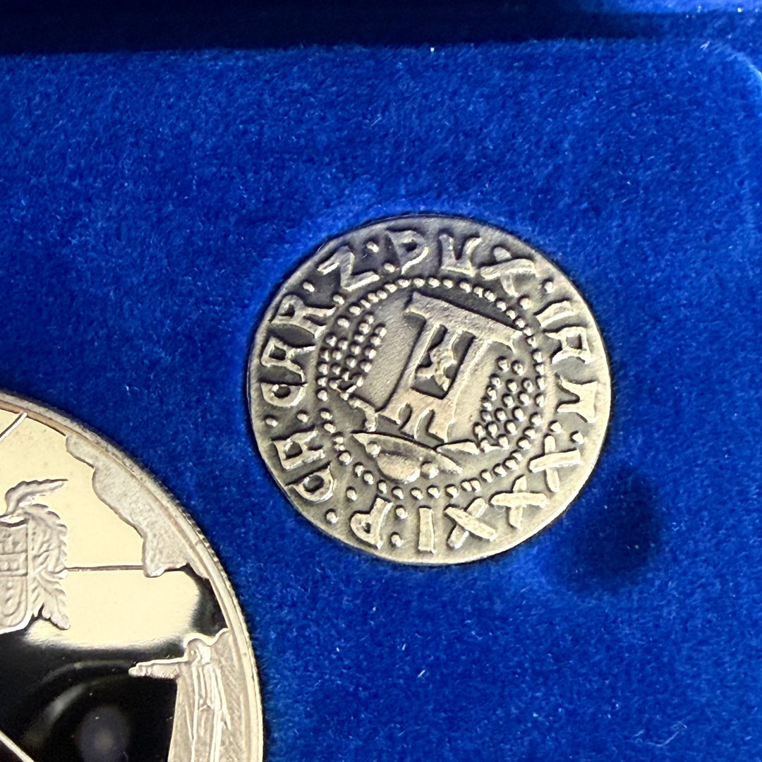 Set monete argento V centenario scoperta dell&