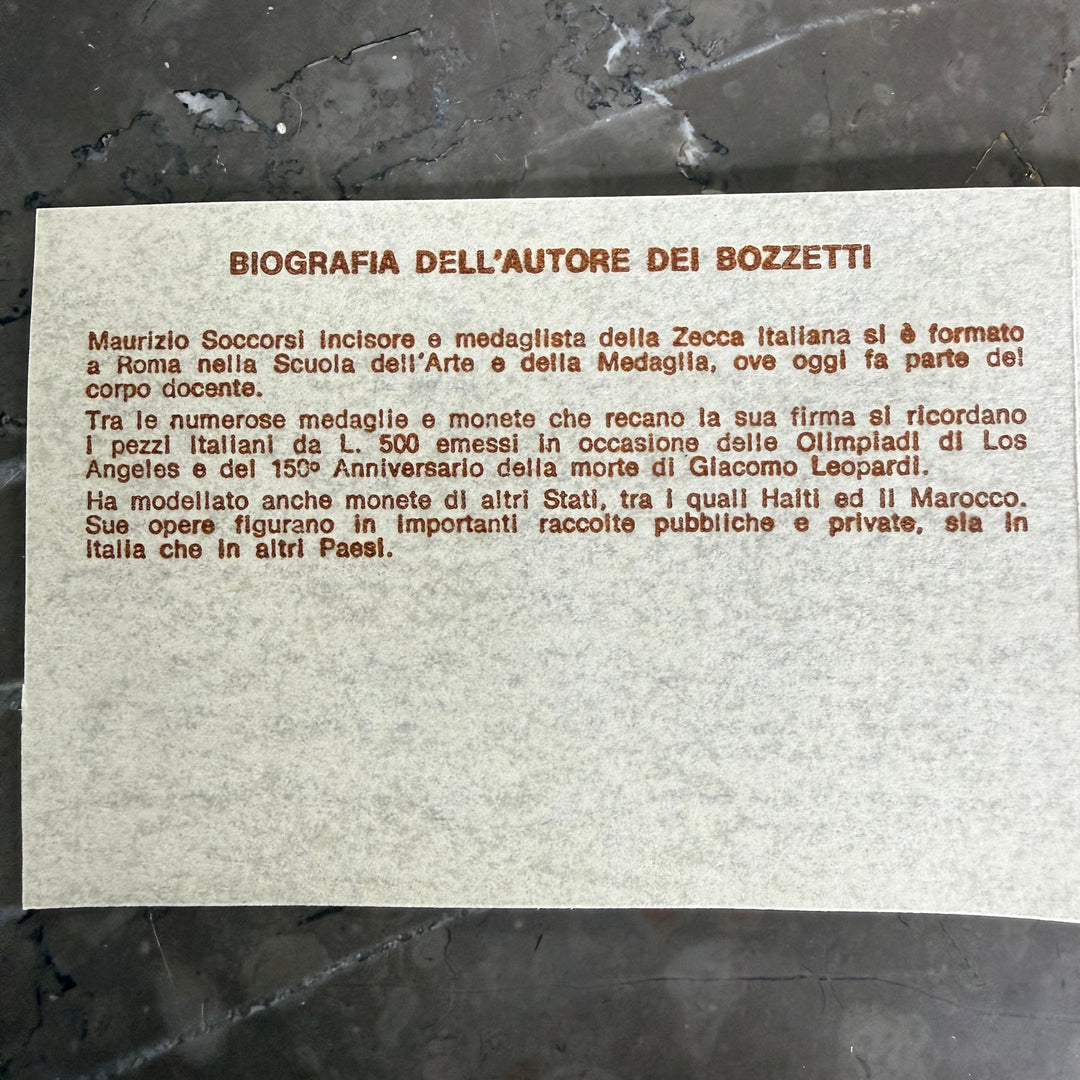 Monete in argento Repubblica di San Marino XV Olimpiade Invernale di Calgary e XXIV Olimpiade di Seul 1988