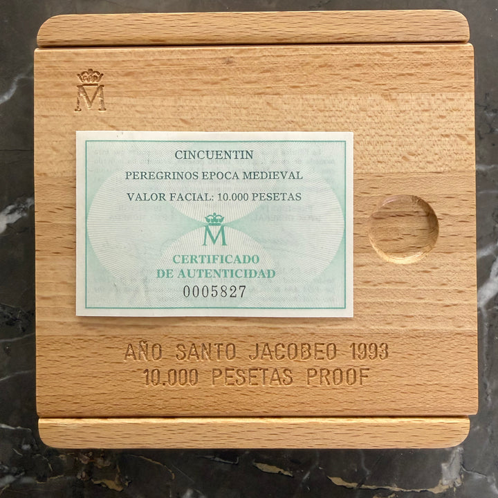 Moneta in argento 10000 Pesetas Año Santo Jacobeo 1993