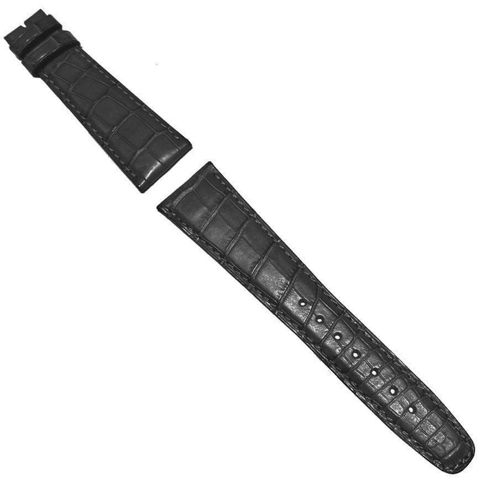 IWC spezzoni cinturino standard alligatore nero opaco 22/16 per fibbia Ardiglione IWA00948 22/16