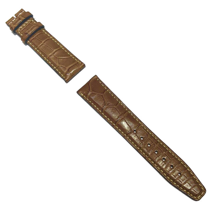 IWC spezzoni cinturino standard alligatore marrone opaco 20/18 per fibbia Ardiglione IWA11536