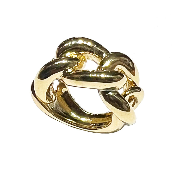 Federica Rossi anello groumette in bronzo laminato oro 18kt FR.AN.11