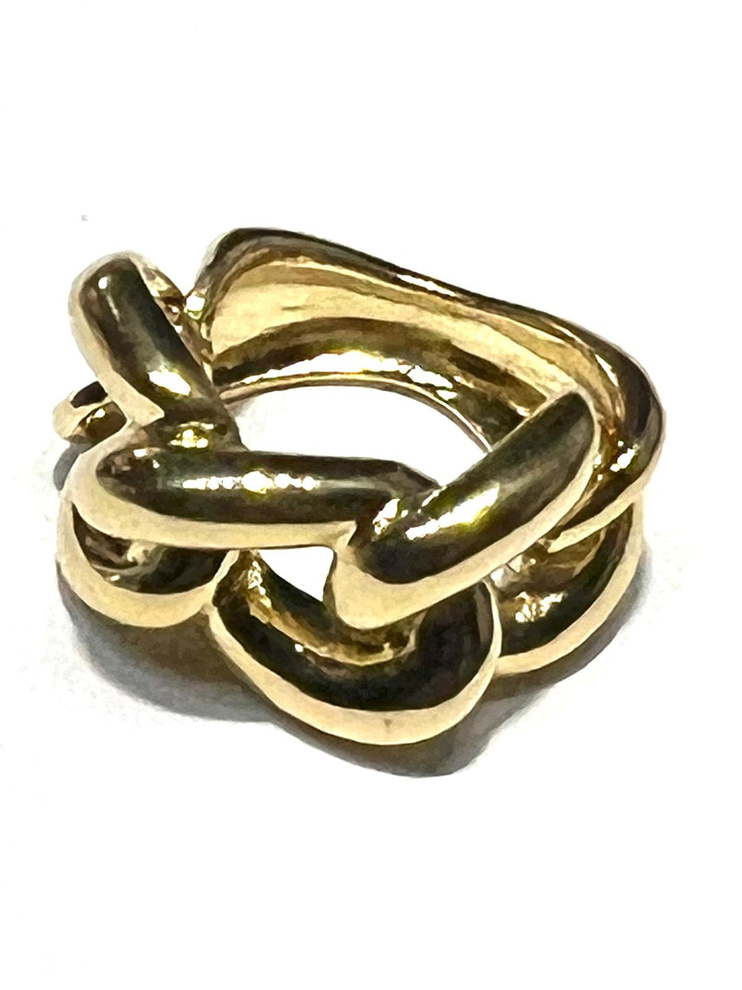 Federica Rossi anello groumette in bronzo laminato oro 18kt FR.AN.11