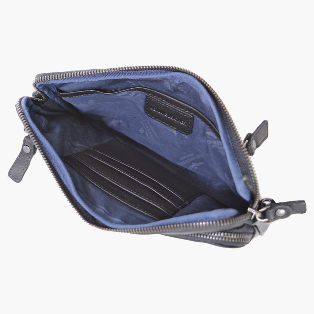 Aeronautica Militare Pochette uomo in pelle linea Vintage AM356-MO
