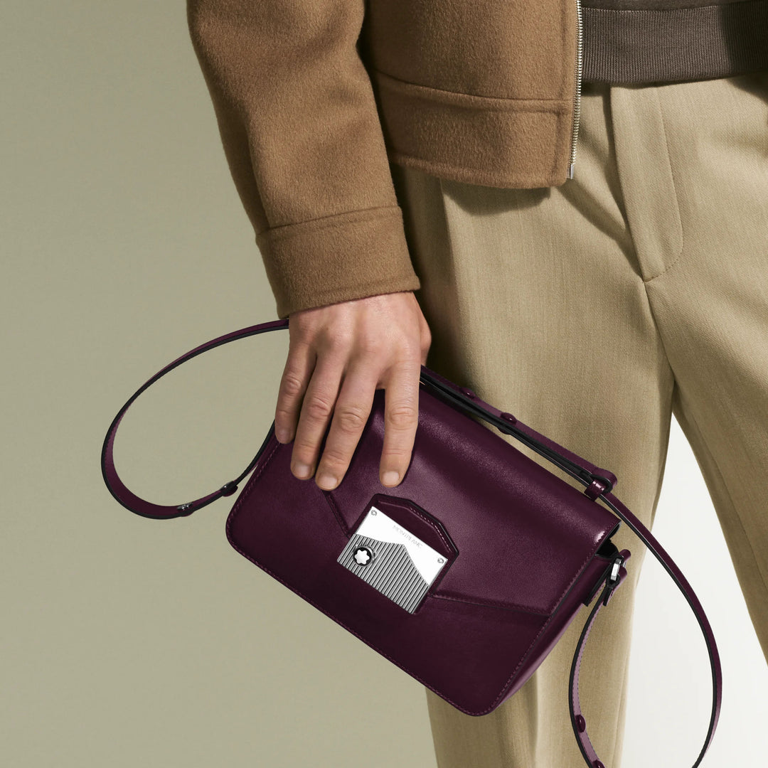 Montblanc borsa messenger bag Meisterstück cassis 199296