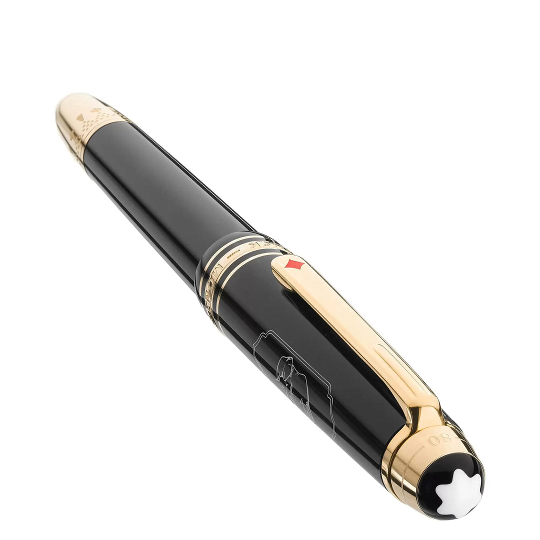 Montblanc penna stilografica Meisterstück Around The World in 80 days anthracite punta M 128472